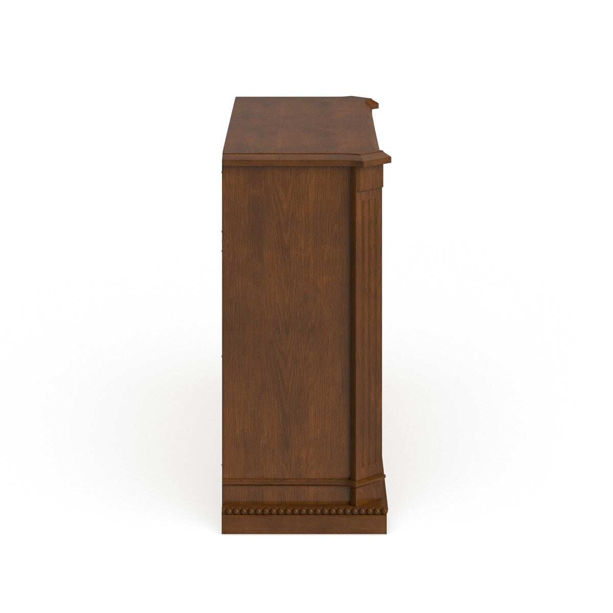 Gracewood Hollow Jack Brown Electric Fireplace Media Stand