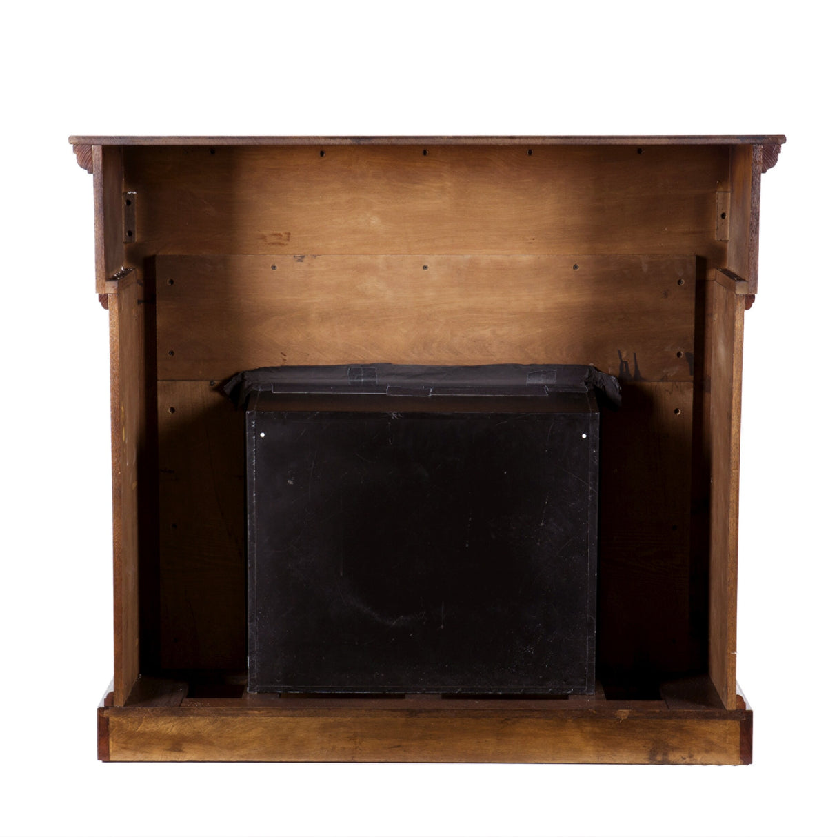 SEI Furniture Ortiz Espresso Electric Fireplace - N/A
