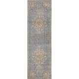 Gracewood Hollow Wool Vintage Medallian Oriental Area Rug
