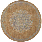 Gracewood Hollow Wool Vintage Medallian Oriental Area Rug