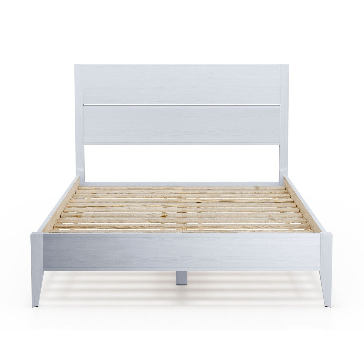 Grain Wood Furniture Mid Century Panel Bed