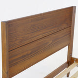 Grain Wood Furniture Mid Century Panel Bed
