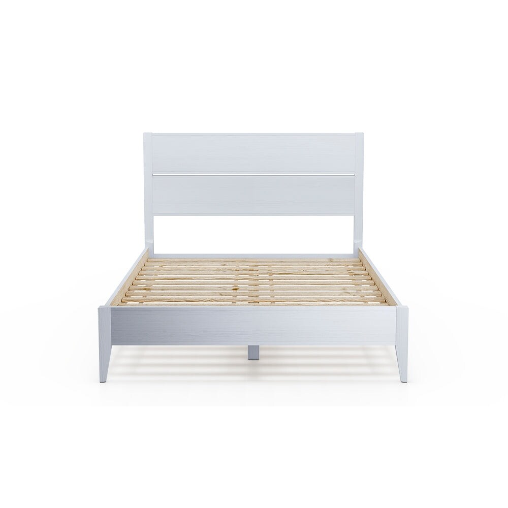 Grain Wood Furniture Mid Century Panel Bed