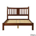 Grain Wood Furniture Solid Wood Shaker Slat Platform Bed