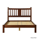Grain Wood Furniture Solid Wood Shaker Slat Platform Bed
