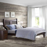 Grain Wood Furniture Solid Wood Shaker Slat Platform Bed