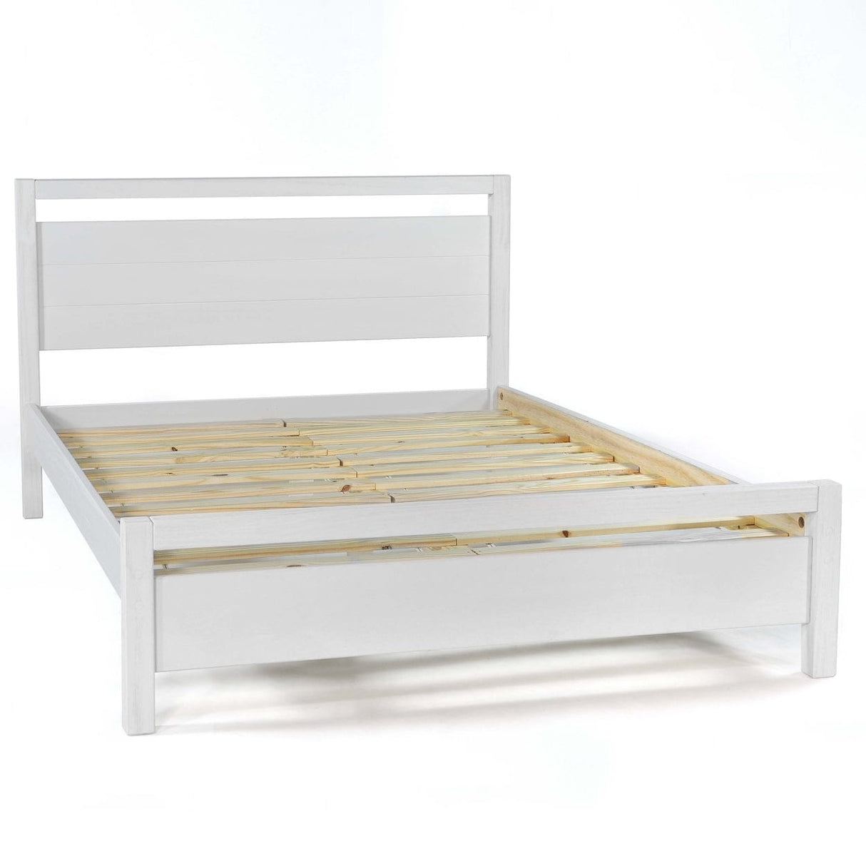 Grain Wood Furniture Solid Wood Loft Platform Bed