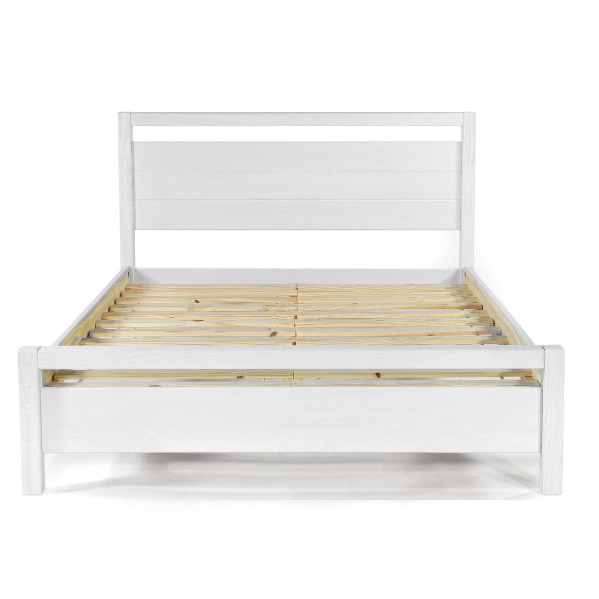 Grain Wood Furniture Solid Wood Loft Platform Bed
