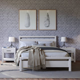 Grain Wood Furniture Solid Wood Loft Platform Bed