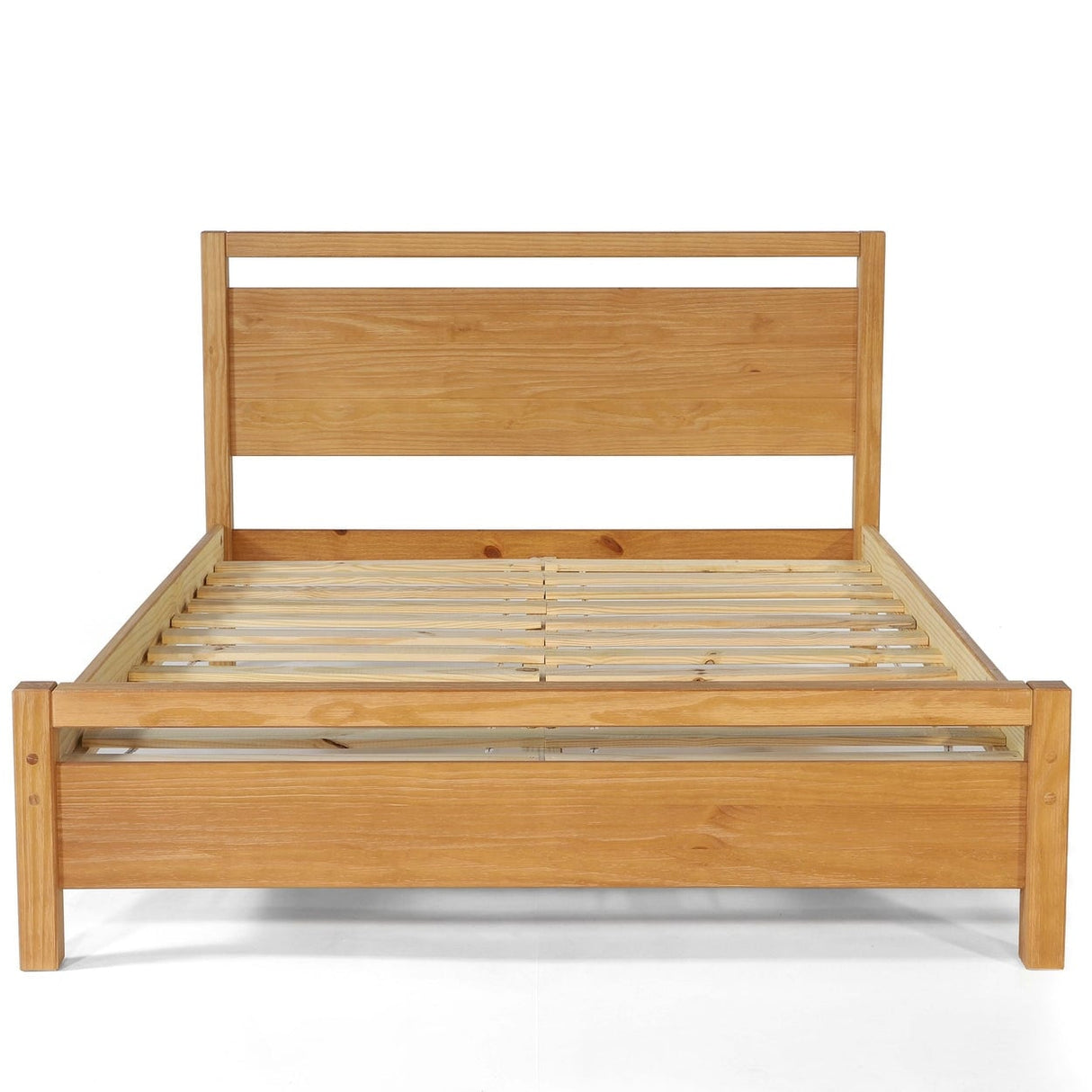 Grain Wood Furniture Solid Wood Loft Platform Bed