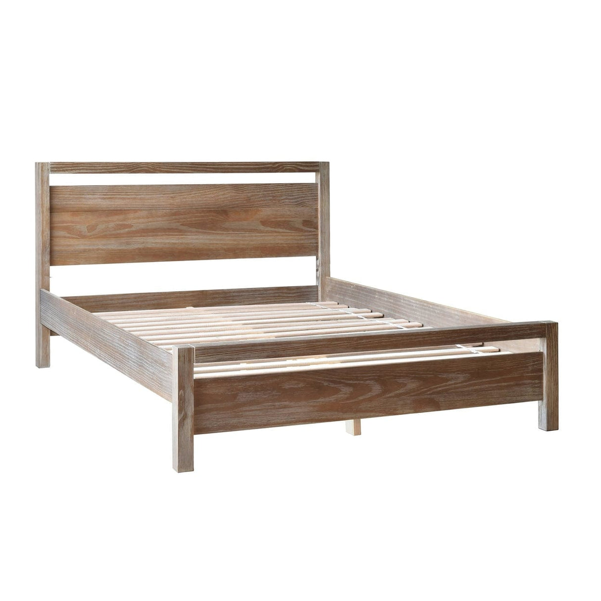 Grain Wood Furniture Solid Wood Loft Platform Bed