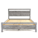 Grain Wood Furniture Solid Wood Loft Platform Bed