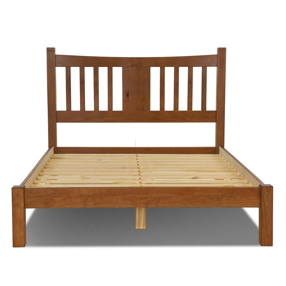 Grain Wood Furniture Solid Wood Shaker Slat Platform Bed