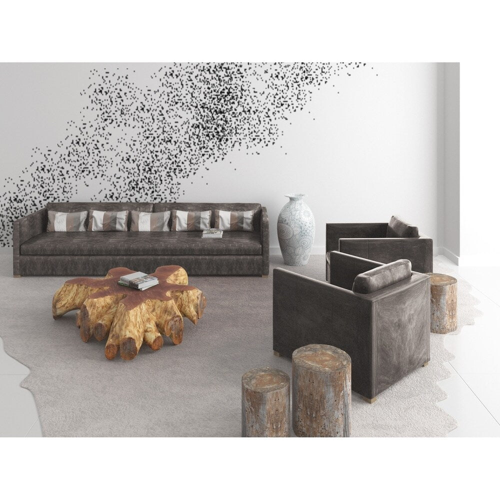 Gramercy Pumice Leather Sofa - Custom Made to Order TAG by Tandem Arbor