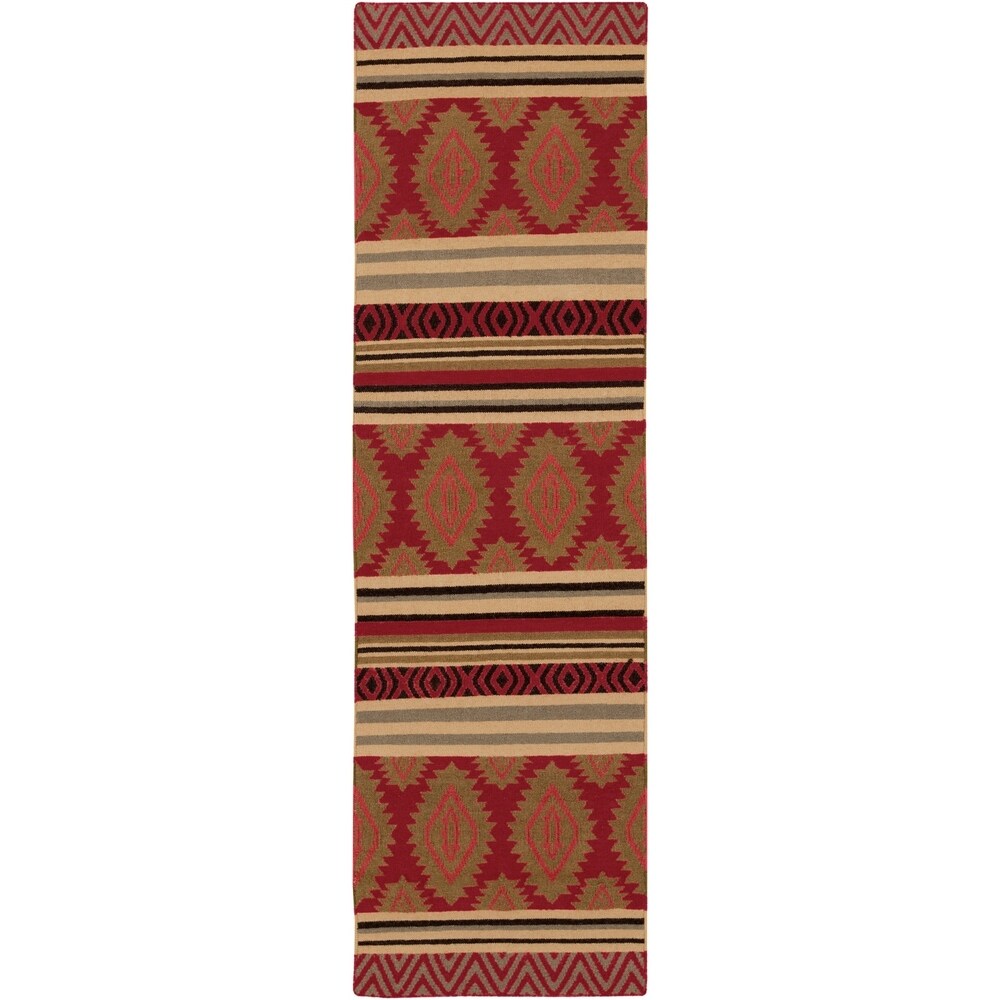 Granada Flatweave Southwestern Runner Rug - 2'6" x 8' Runner