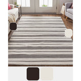 Granberg Eco-Friendly PET Rug, Outdoor, Black/White, Area Rug