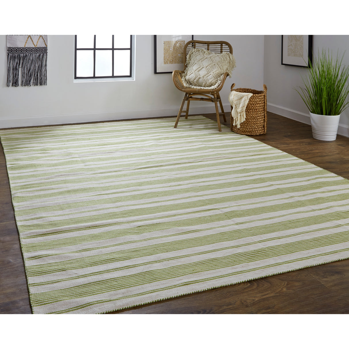 Granberg Eco-Friendly PET Rug, Outdoor, Black/White, Area Rug