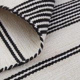 Granberg Eco-Friendly PET Rug, Outdoor, Black/White, Area Rug