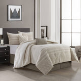Nanshing Athena 6 Piece Contemporary Geometric Comforter Set