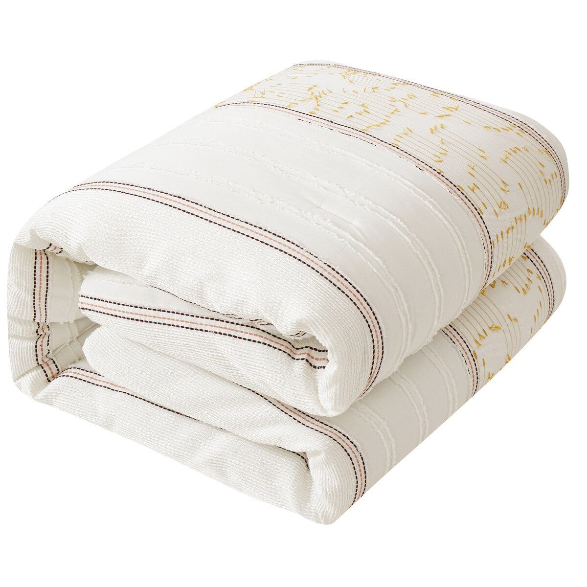 Nanshing Francesca 7 Piece Chic Striped Comforter Set