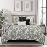 Nanshing Meritt 7 Piece Modern Floral Comforter Set