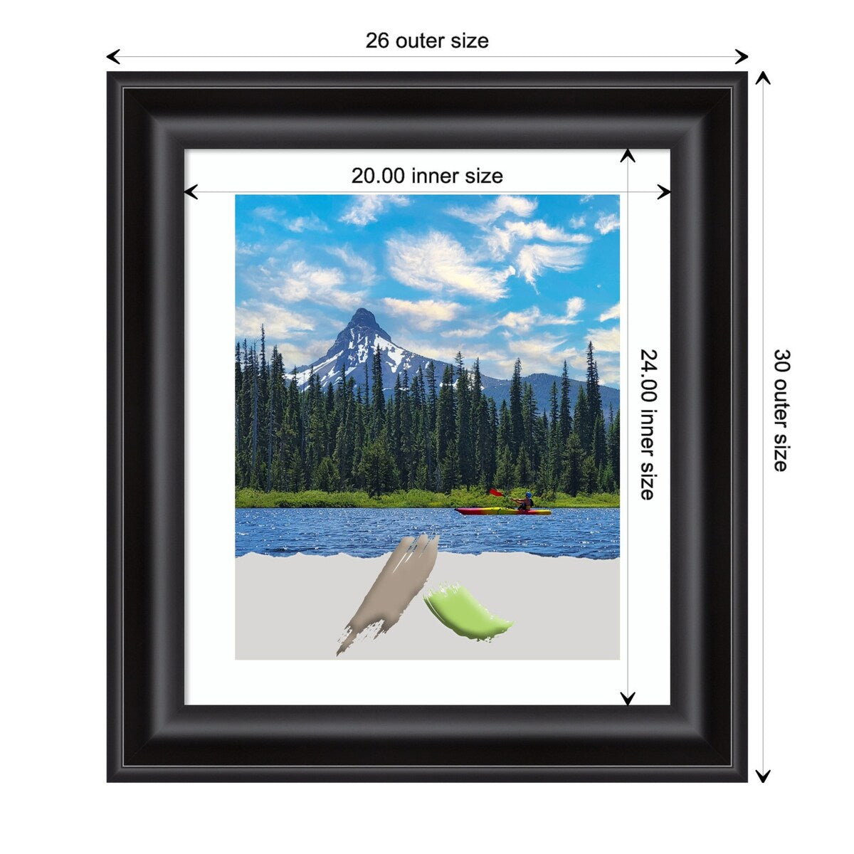 Grand Black Picture Frame, Photo Frame, Artwork Frame