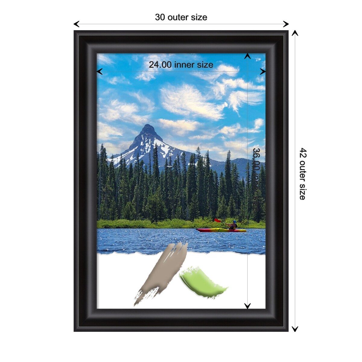 Grand Black Picture Frame, Photo Frame, Artwork Frame