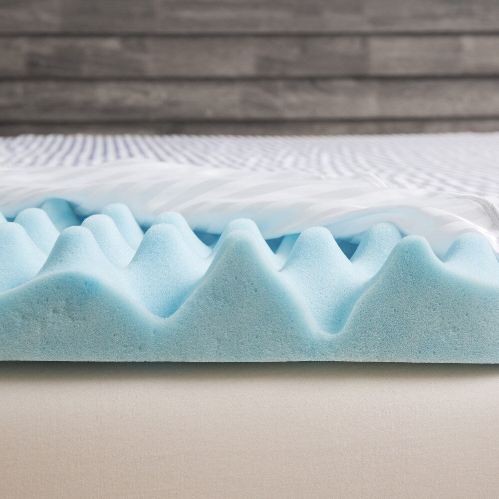 Grande Hotel Collection 3-inch Big Comfort Gel Memory Foam Mattress Topper with Polysilk Cover