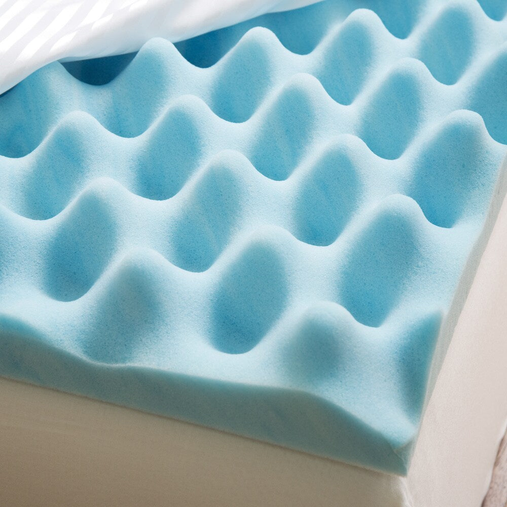 Grande Hotel Collection 3-inch Big Comfort Gel Memory Foam Mattress Topper with Polysilk Cover