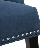 Grandview Tufted Upholstered Linen Fabric Dining Chair