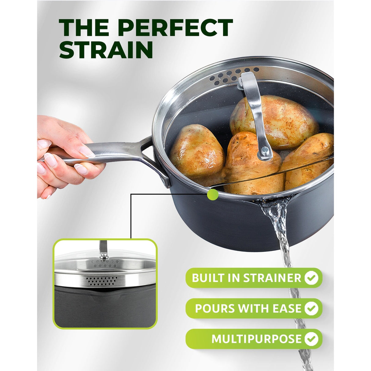 Granitestone Armor Max 20 Piece Hard Anodized Nonstick Cookware Set