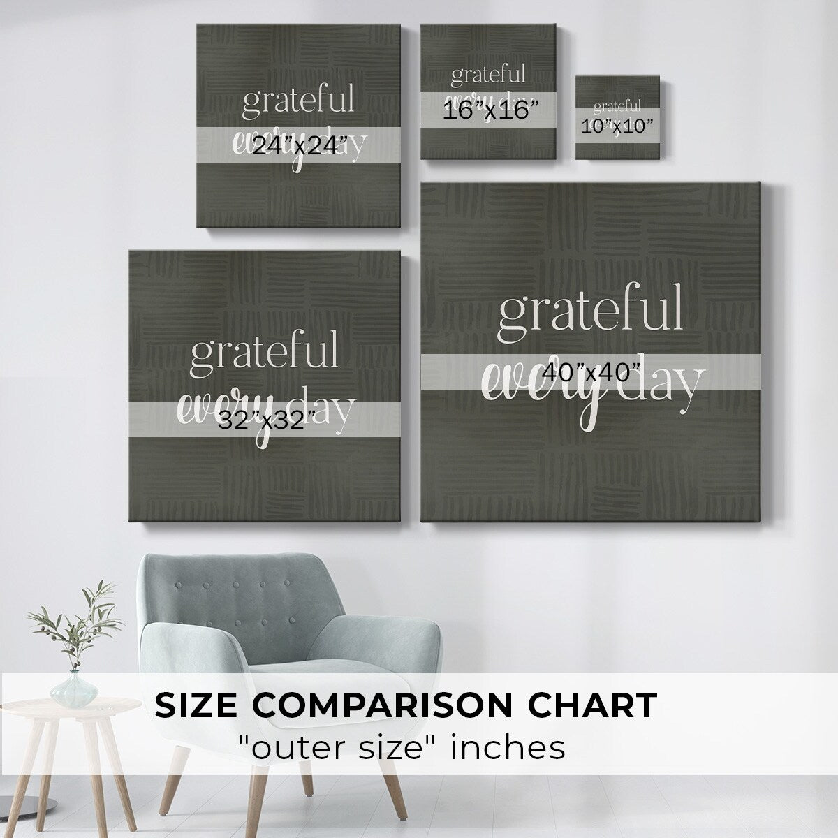 Grateful Every Day-Gallery Wrapped Canvas