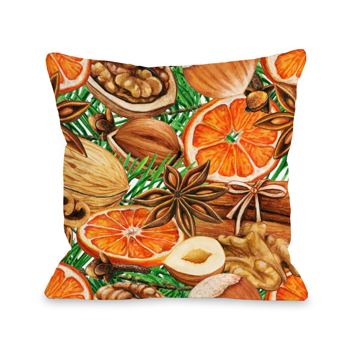 Grateful Thankful Blessed Tree - Throw Pillow