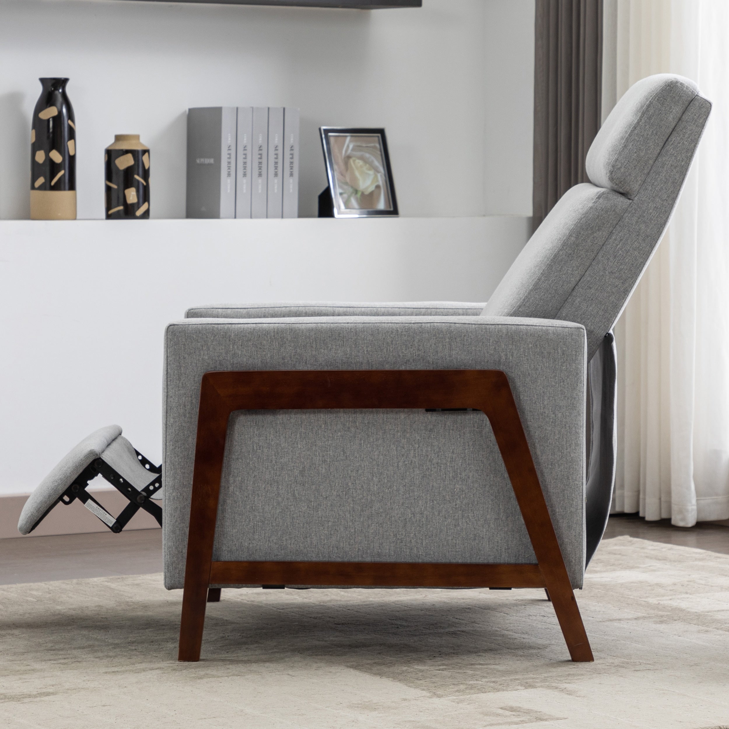 Simple Living Addin Small Reclining Accent Chair Overstock