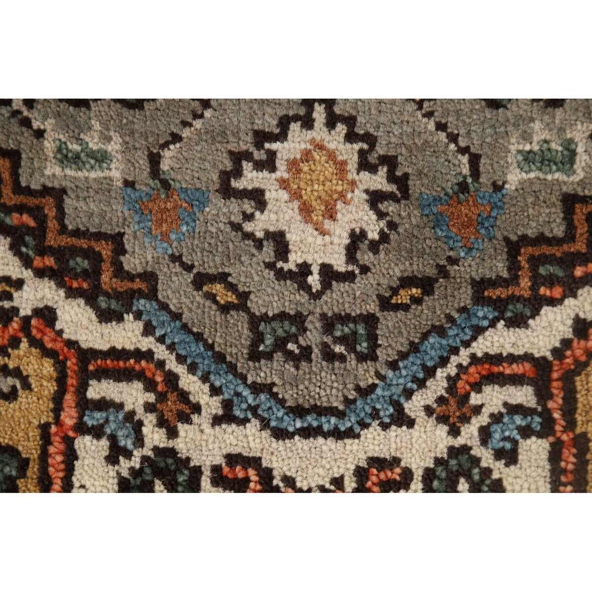 Gray Heriz Serapi Accent Rug Handmade Wool Carpet - 2'0" x 3'0"