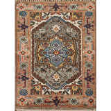 Gray Heriz Serapi Accent Rug Handmade Wool Carpet - 2'0" x 3'0"