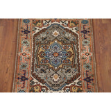 Gray Heriz Serapi Accent Rug Handmade Wool Carpet - 2'0" x 3'0"