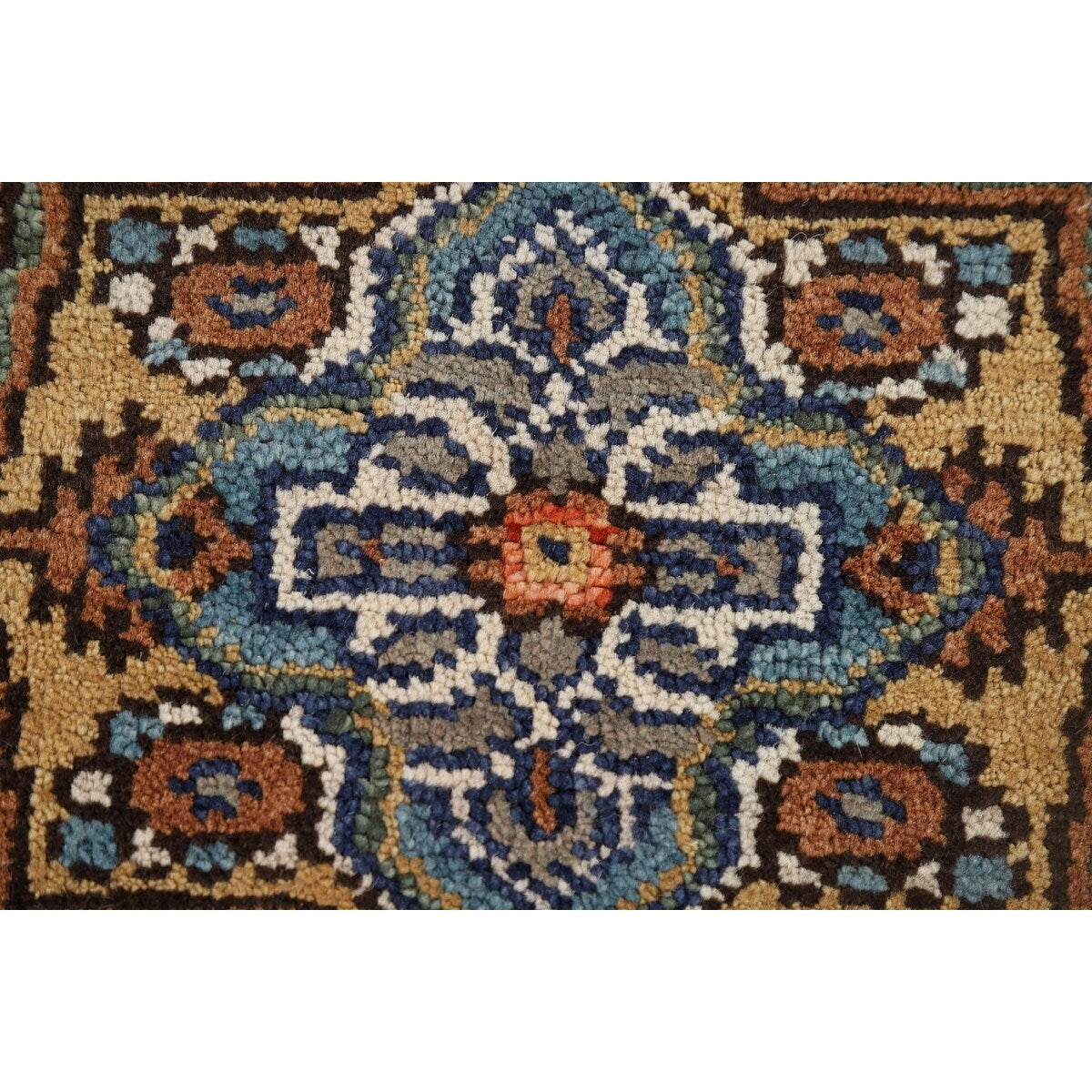 Gray Heriz Serapi Accent Rug Handmade Wool Carpet - 2'0" x 3'0"