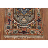 Gray Heriz Serapi Accent Rug Handmade Wool Carpet - 2'0" x 3'0"
