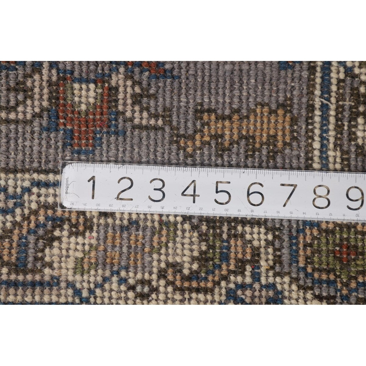 Gray Heriz Serapi Indian Foyer Rug Handmade Wool Carpet - 2'11"x 4'11"