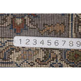 Gray Heriz Serapi Indian Foyer Rug Handmade Wool Carpet - 2'11"x 4'11"