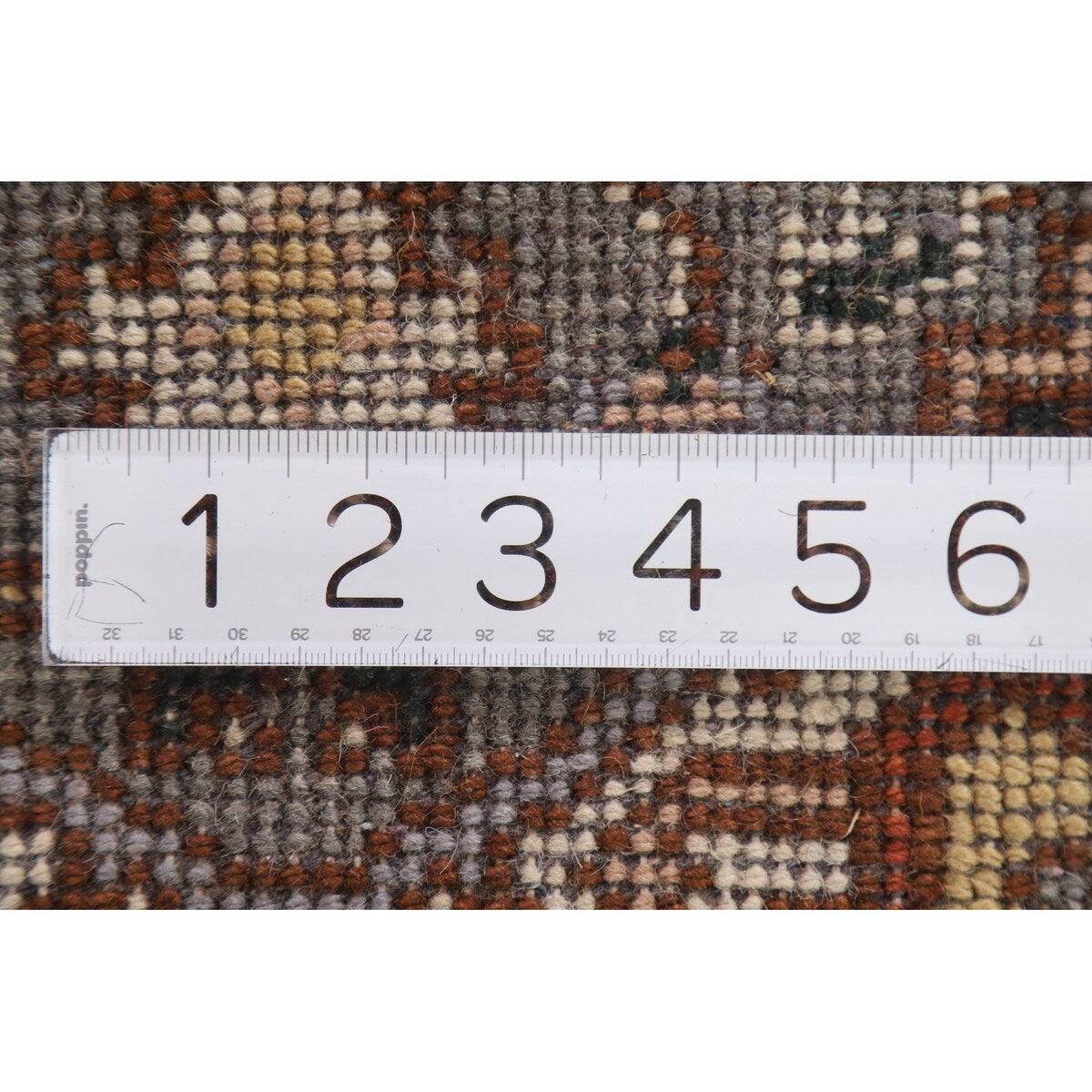 Gray Heriz Serapi Oriental Rug Hand-knotted Wool Carpet - 4'0"x 2'0"