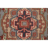 Gray Heriz Serapi Oriental Runner Rug Handmade Wool Carpet - 2'6"x 10'0"
