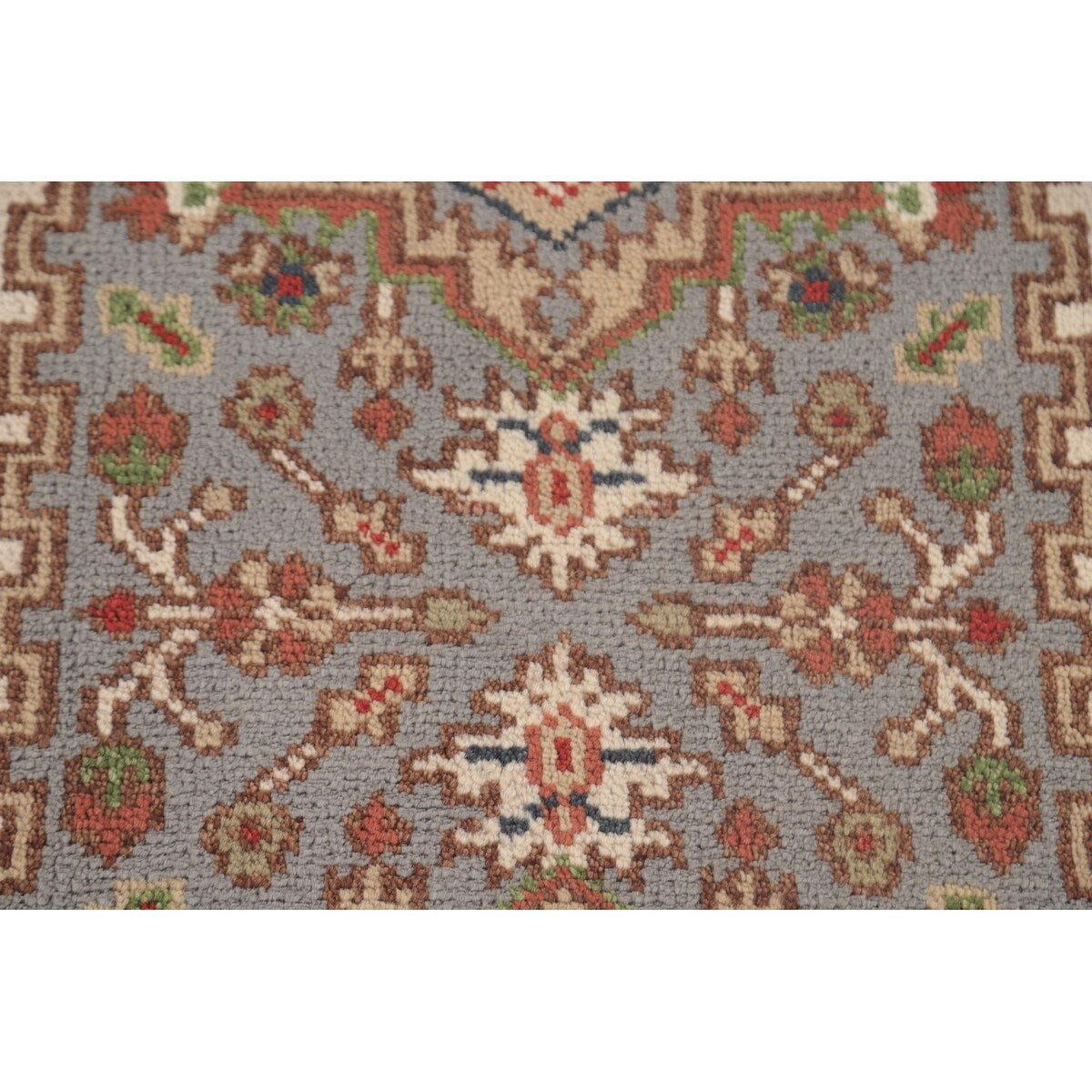 Gray Heriz Serapi Oriental Runner Rug Handmade Wool Carpet - 2'6"x 10'0"