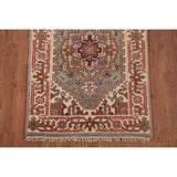 Gray Heriz Serapi Oriental Runner Rug Handmade Wool Carpet - 2'6"x 10'0"