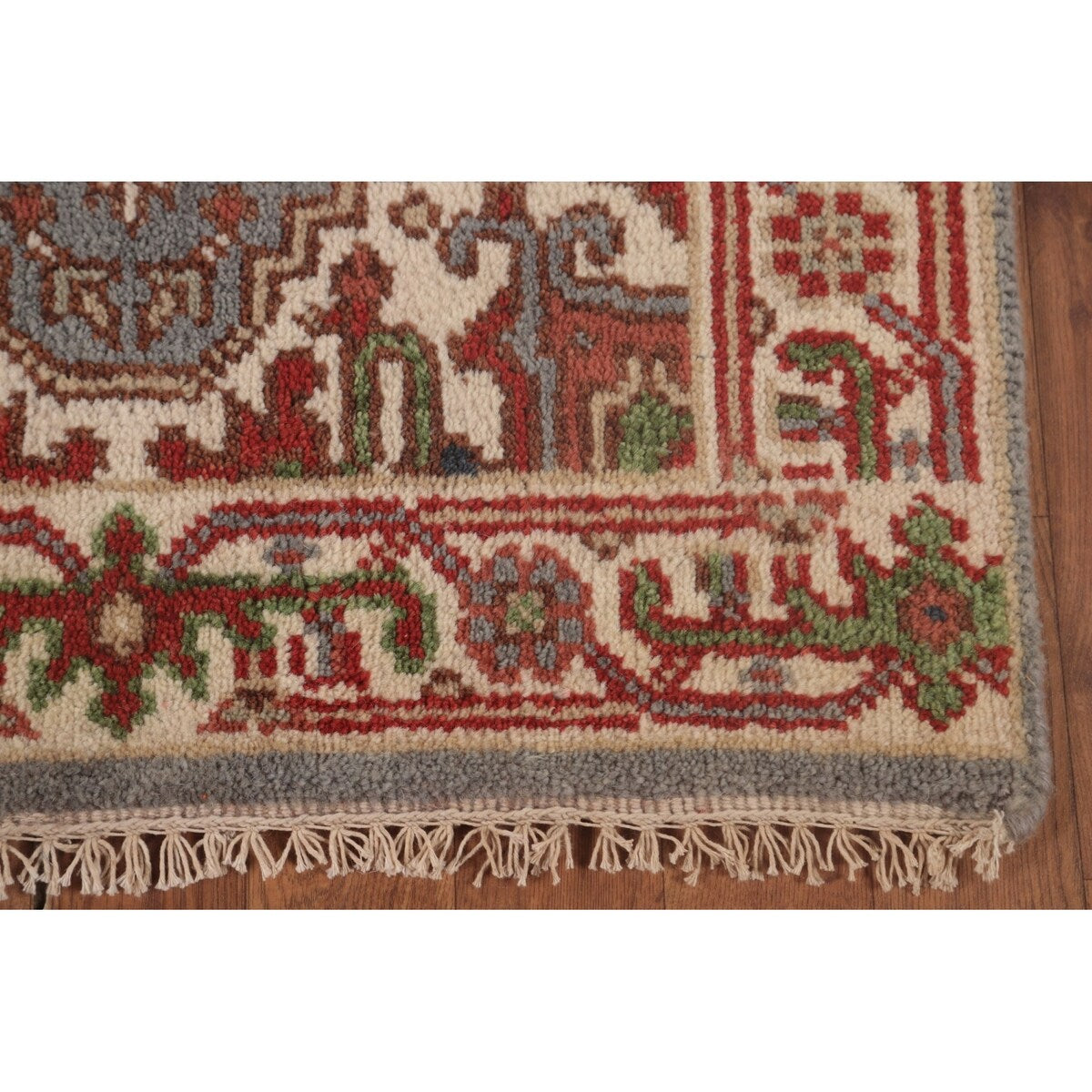 Gray Heriz Serapi Oriental Runner Rug Handmade Wool Carpet - 2'6"x 10'0"