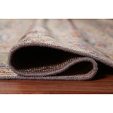 Gray Oushak Oriental Area Rug Hand-Knotted Wool Carpet - 8'0" x 10'2"