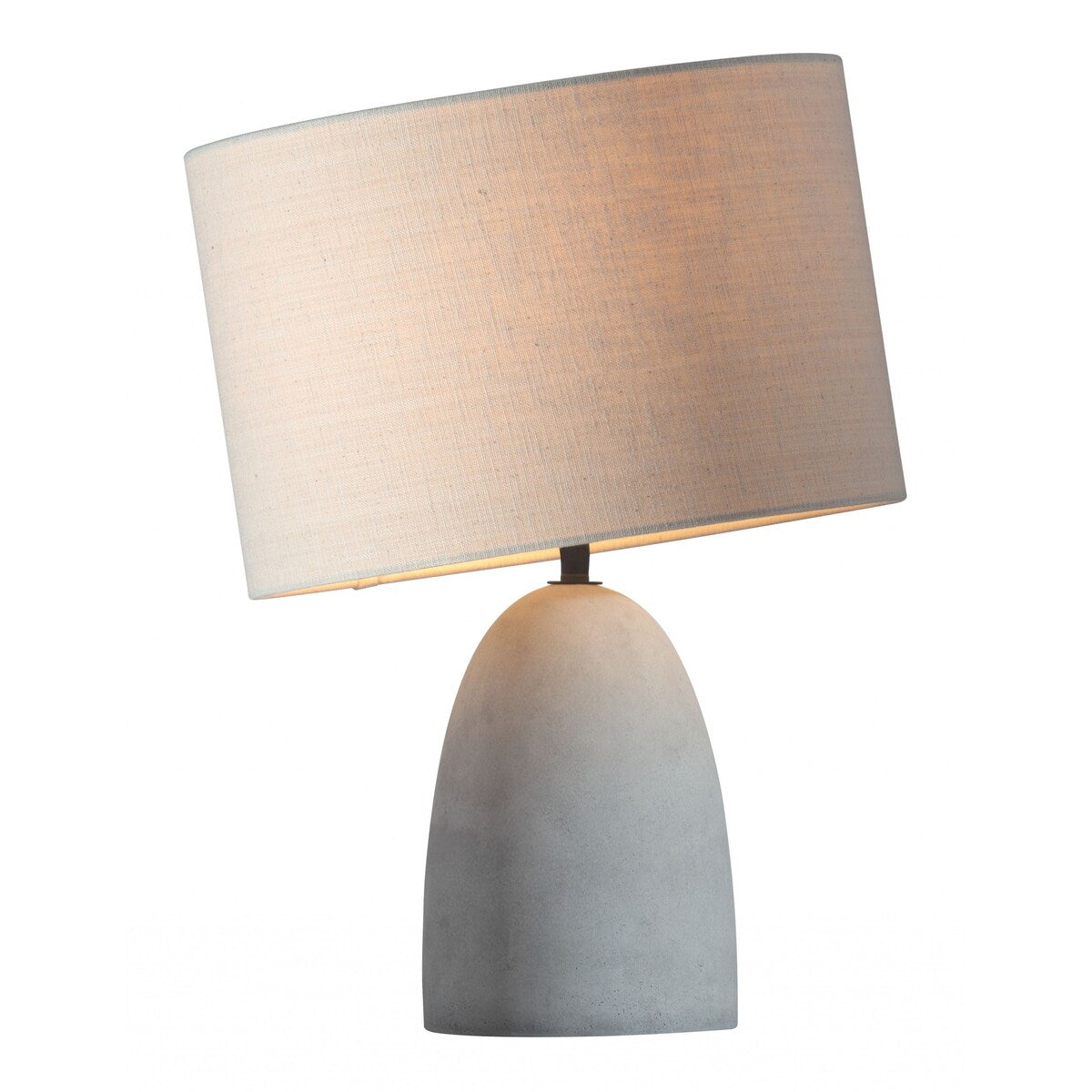 Gray Stone Table Lamp