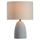 Gray Stone Table Lamp