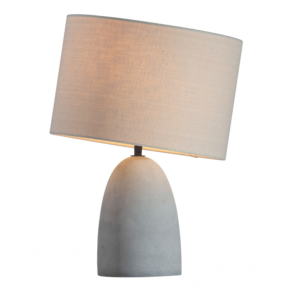Gray Stone Table Lamp